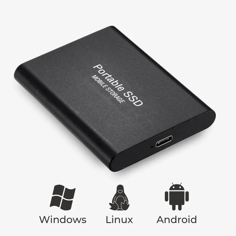 External SSD for PS5 Xbox USB-C 1TB–30TB Aluminum