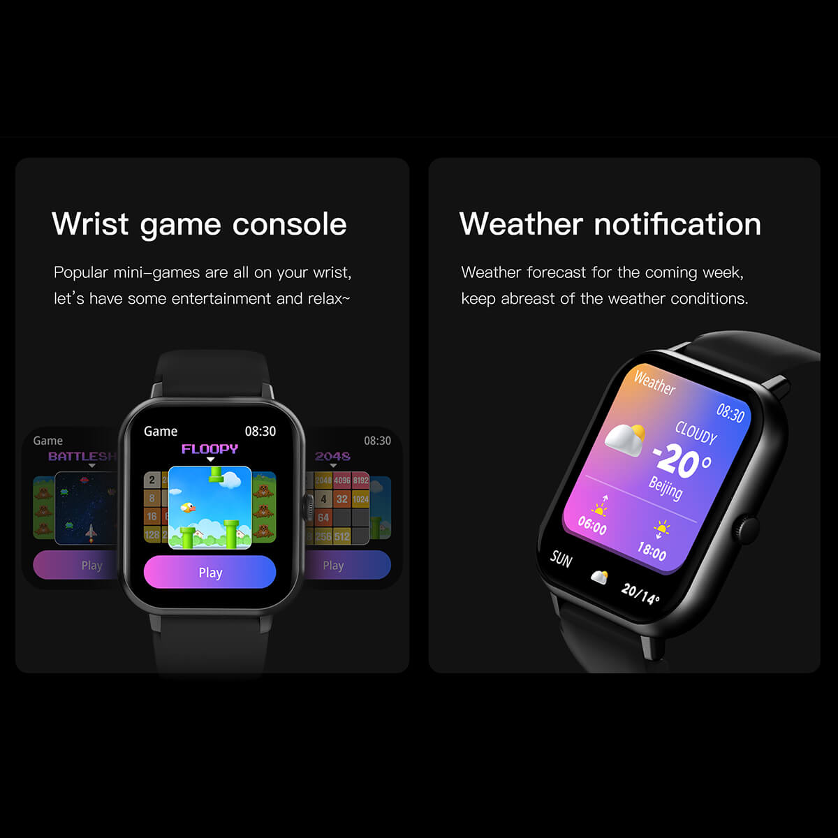 Smart Watch 1.8" HD Display – Fitness Tracker with GPS