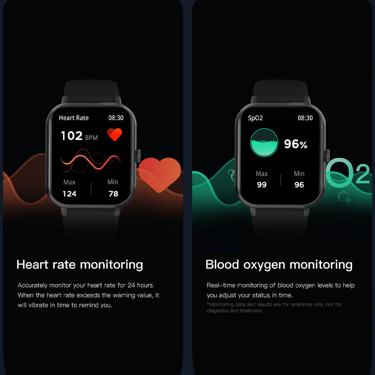 Smart Watch 1.8" HD Display – Fitness Tracker with GPS