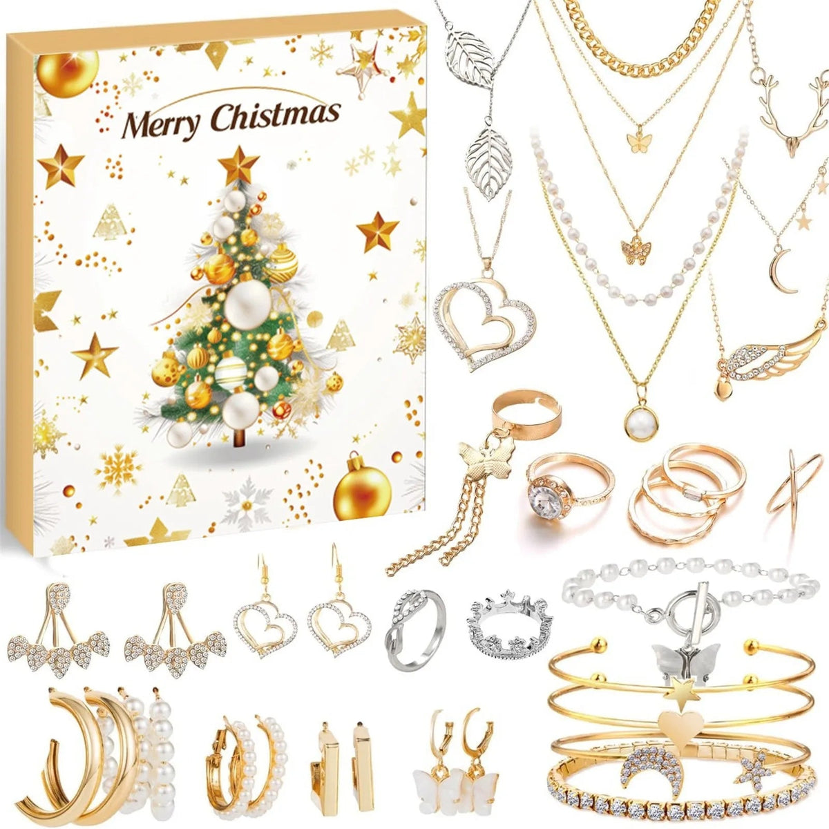 Kids' Advent Calendar – 24-Day Christmas Countdown with Accessories