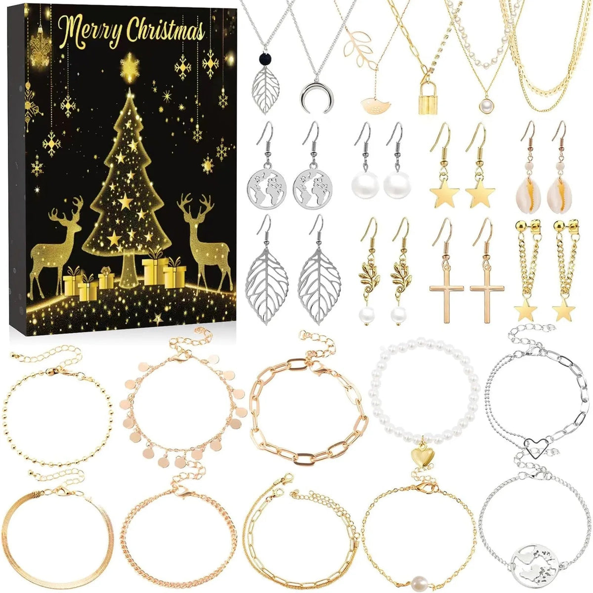 Kids' Advent Calendar – 24-Day Christmas Countdown with Accessories