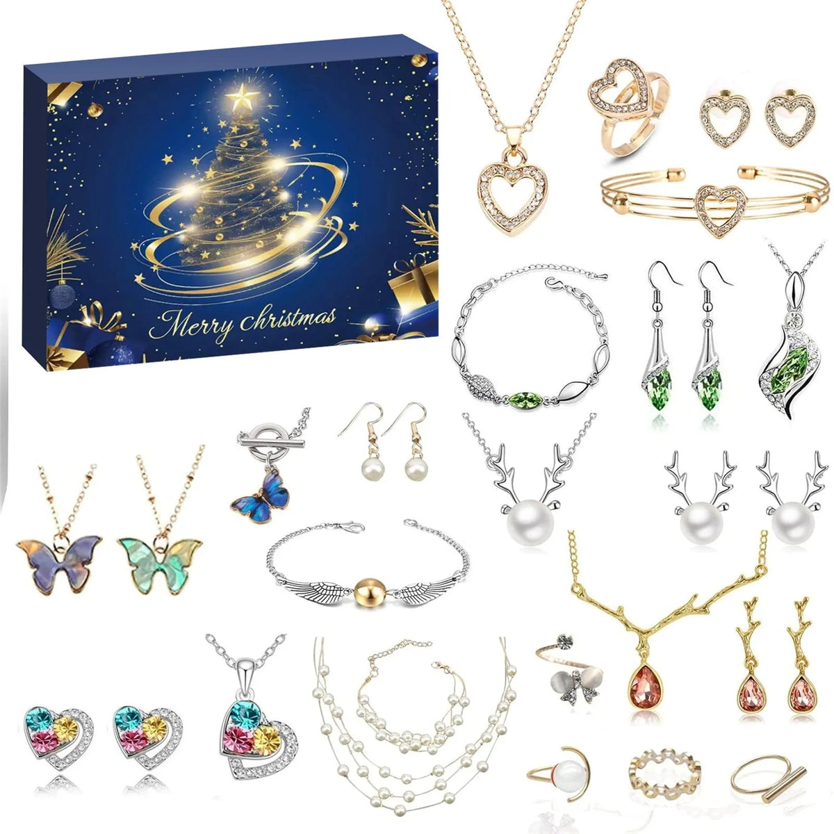 Kids' Advent Calendar – 24-Day Christmas Countdown with Accessories
