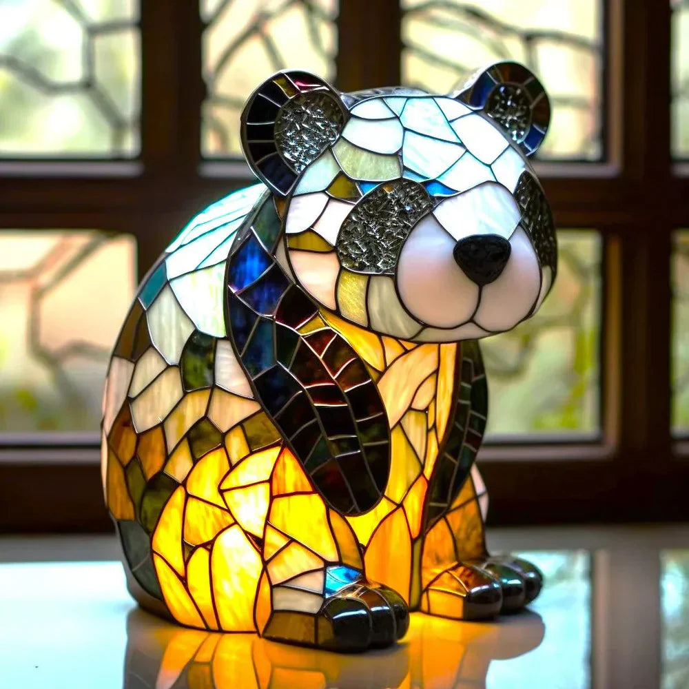 Stained Glass Animal Table Lamp with 20+ Unique Designs