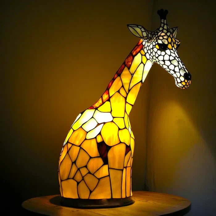 Stained Glass Animal Table Lamp with 20+ Unique Designs