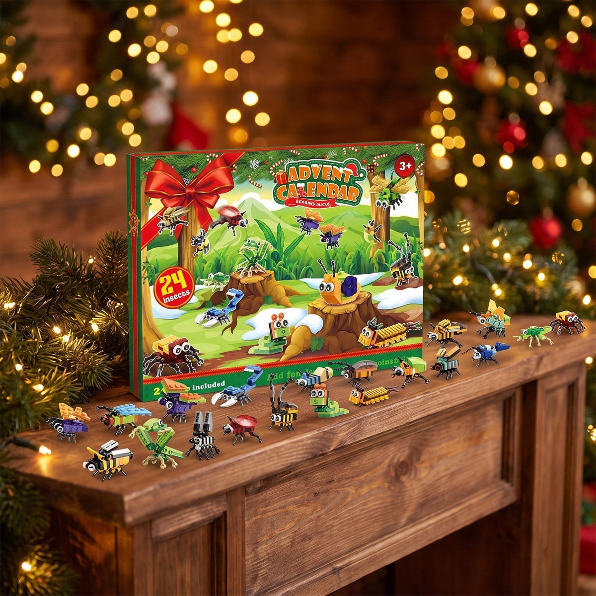 Kids' Insect Brick Advent Calendar – 24 Bug Builds plus 2 Secret Surprises