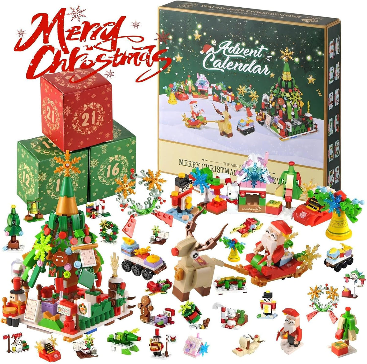 Kids' Building Block Advent Calendar – 24 Daily Mini Sets