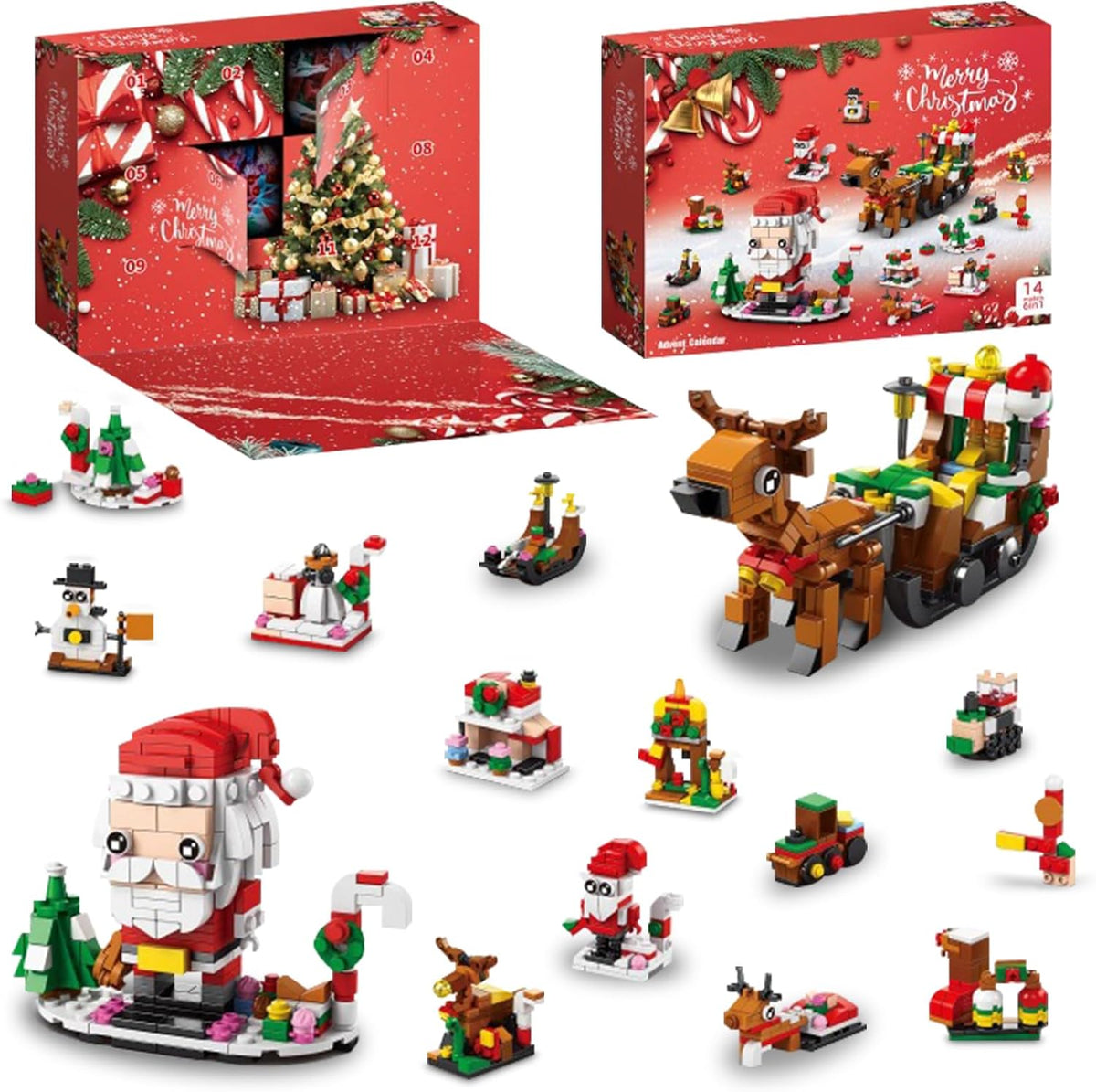 Kids' Building Block Advent Calendar – 24 Daily Mini Sets
