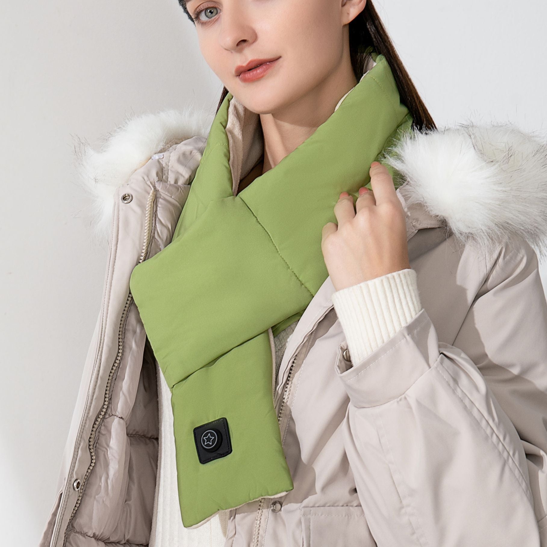 Electric Heating Scarf – USB Rechargeable Neck Warmer
