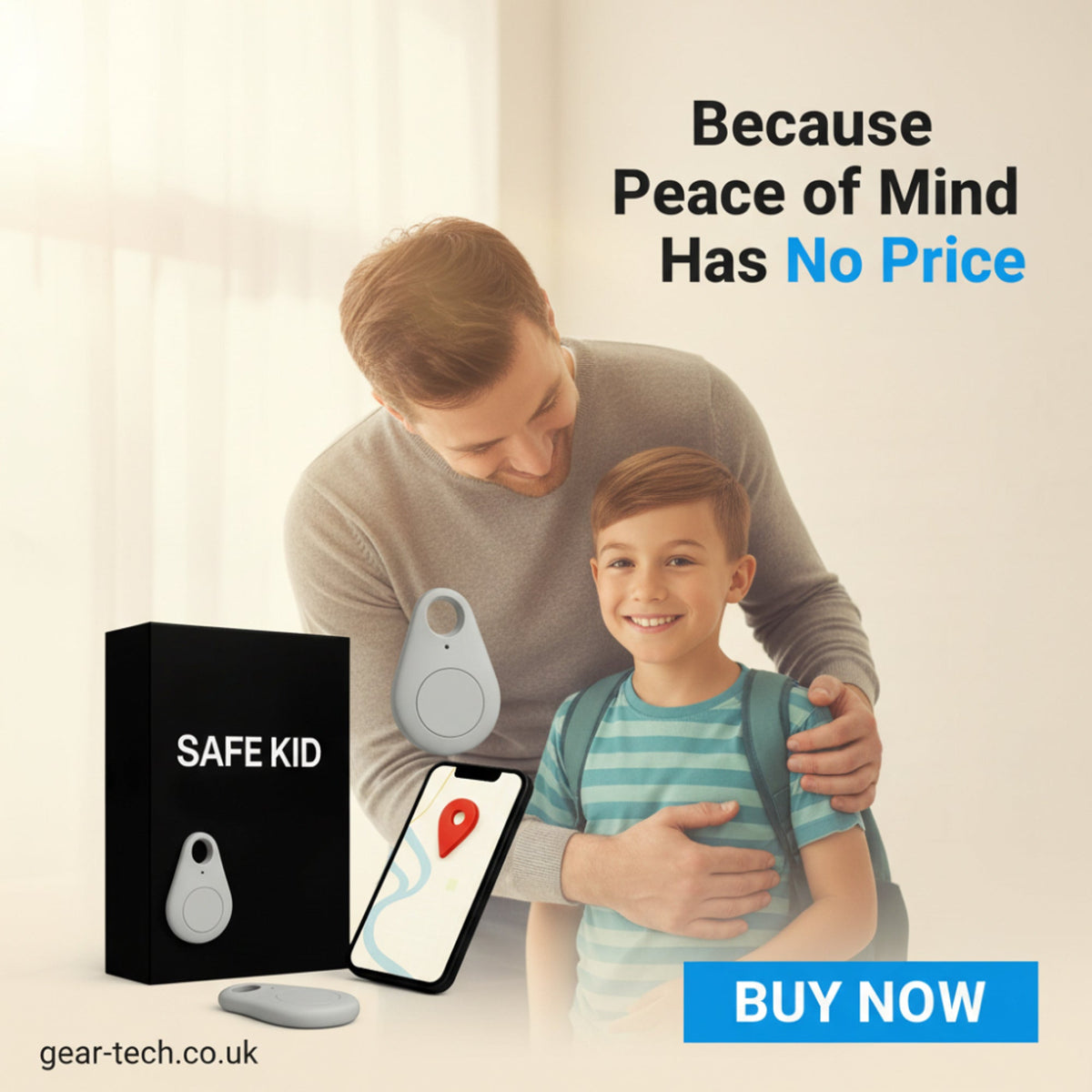 Real-Time GPS Tracker for Kids – Waterproof Location Device