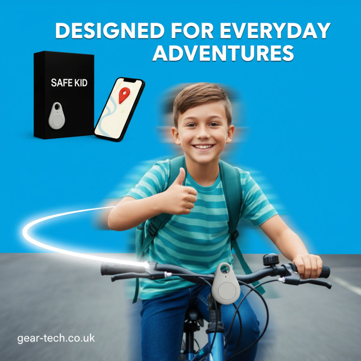 Real-Time GPS Tracker for Kids – Waterproof Location Device