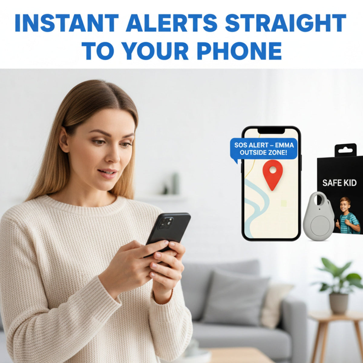 Real-Time GPS Tracker for Kids – Waterproof Location Device