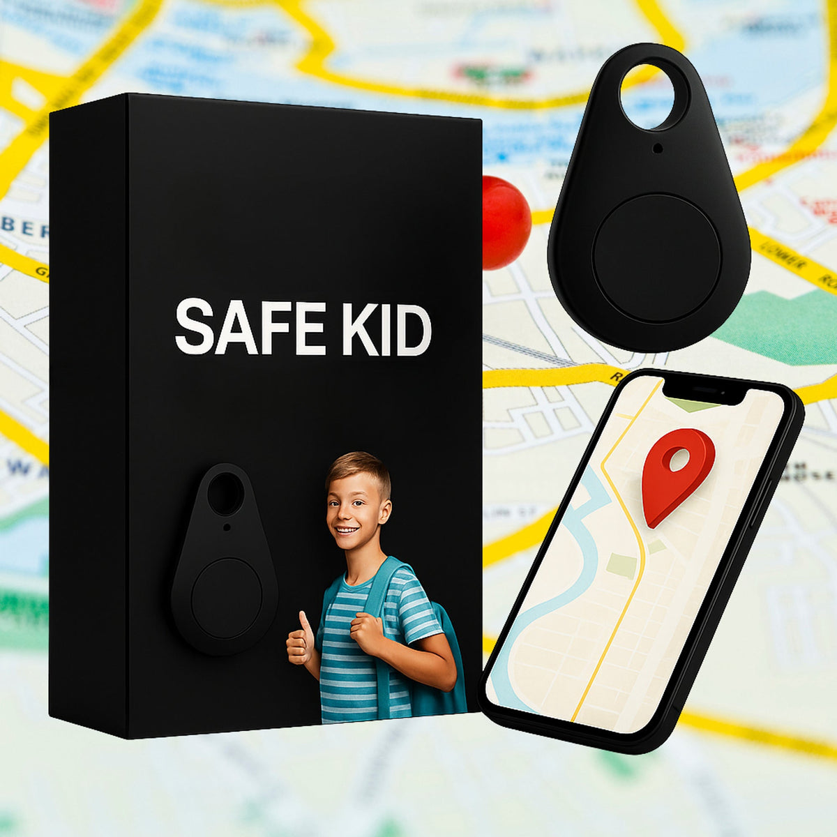 Real-Time GPS Tracker for Kids – Waterproof Location Device