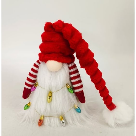 24 Handcrafted Gnome Advent Calendar with Lights & Music