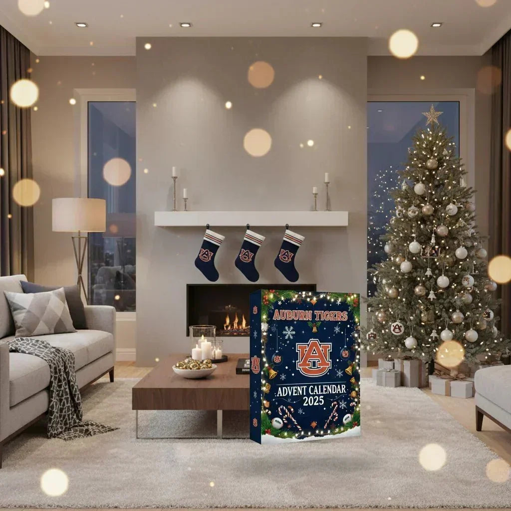 25-Day Advent Calendar with Sequential Numbered Doors