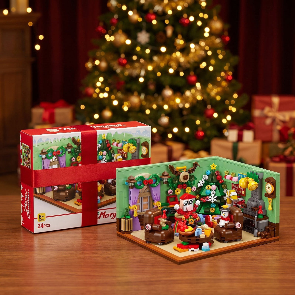 Advent Calendar Brick Building Set – 669 Pieces 24 Daily Builds