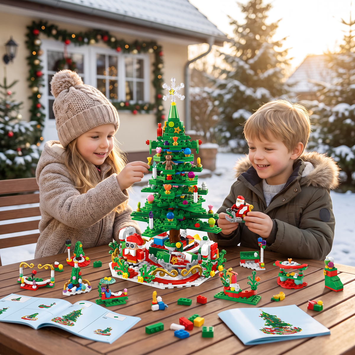 Kids' Christmas Tree Building Block Advent Calendar – 24 Days of Building