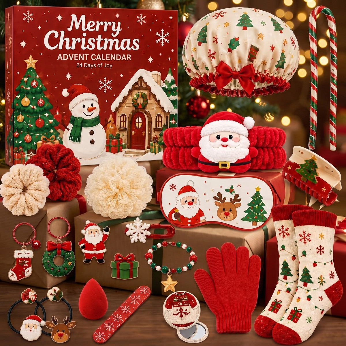 Christmas Advent Calendar – 24 Days Hair Spa Beauty Winter Gifts