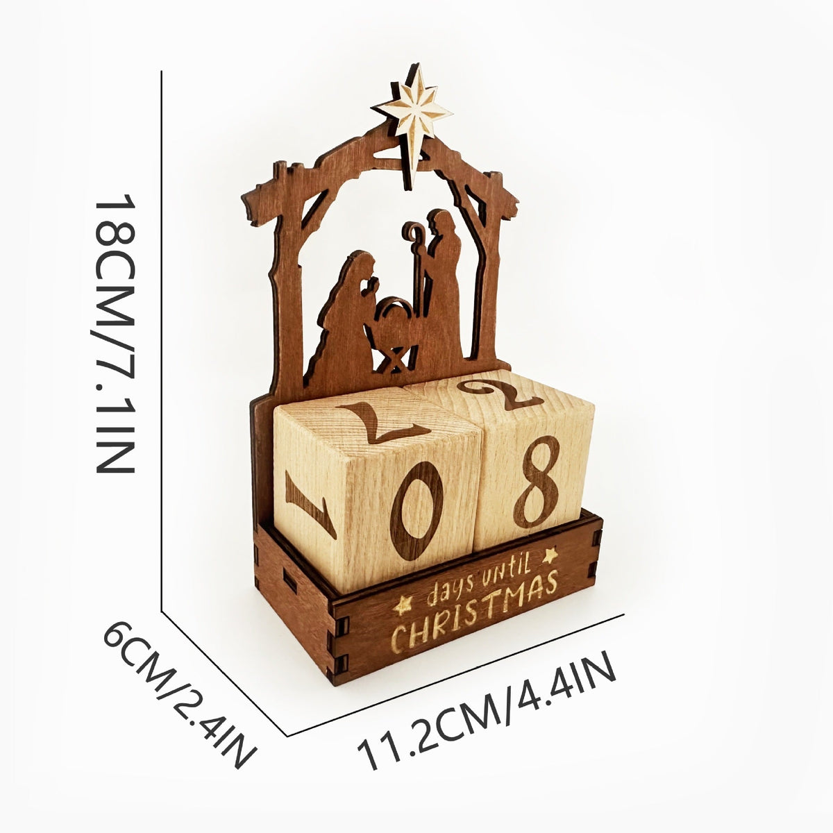 Wooden Advent Calendar – DIY Customizable Christmas Countdown