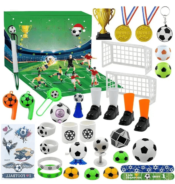 Kids' Football Advent Calendar – DIY 24-Day Building Set