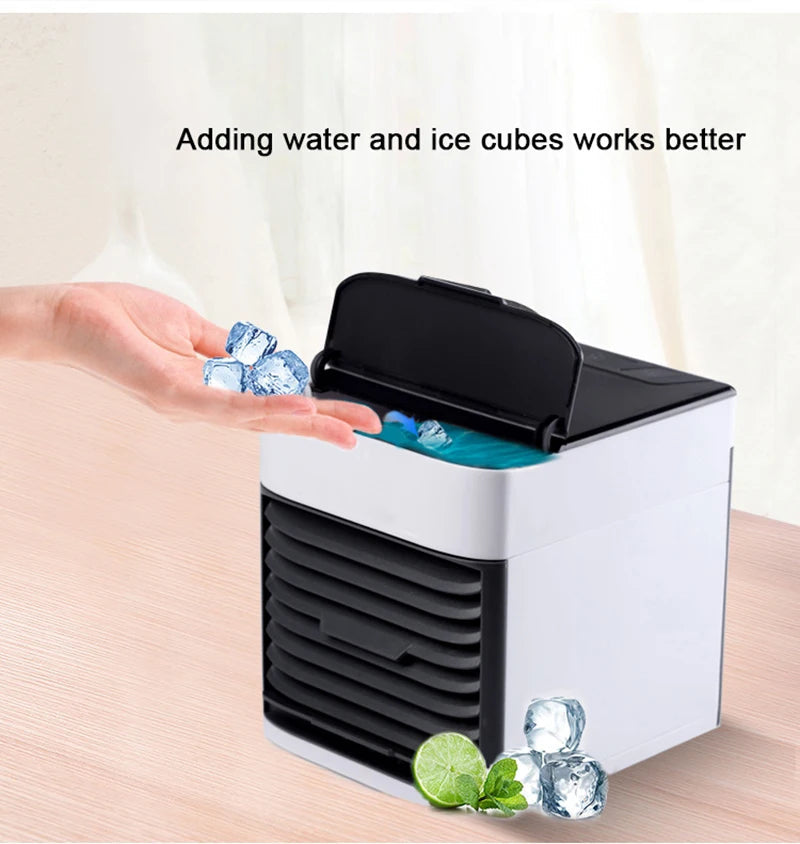 Portable Air Conditioner USB Powered – Quiet Cooling Fan