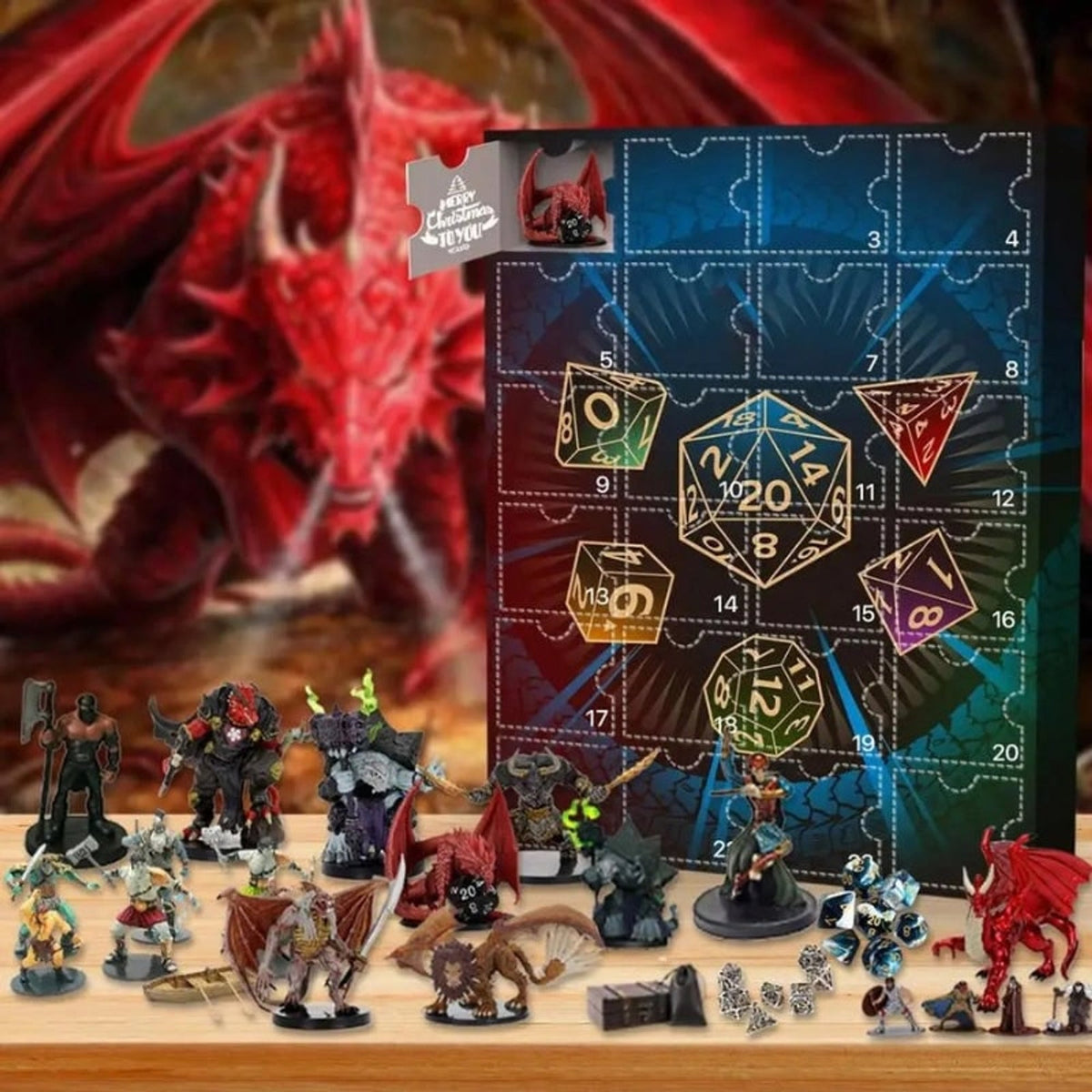 Fantasy Figure Advent Calendar – 24 Collectible Miniatures