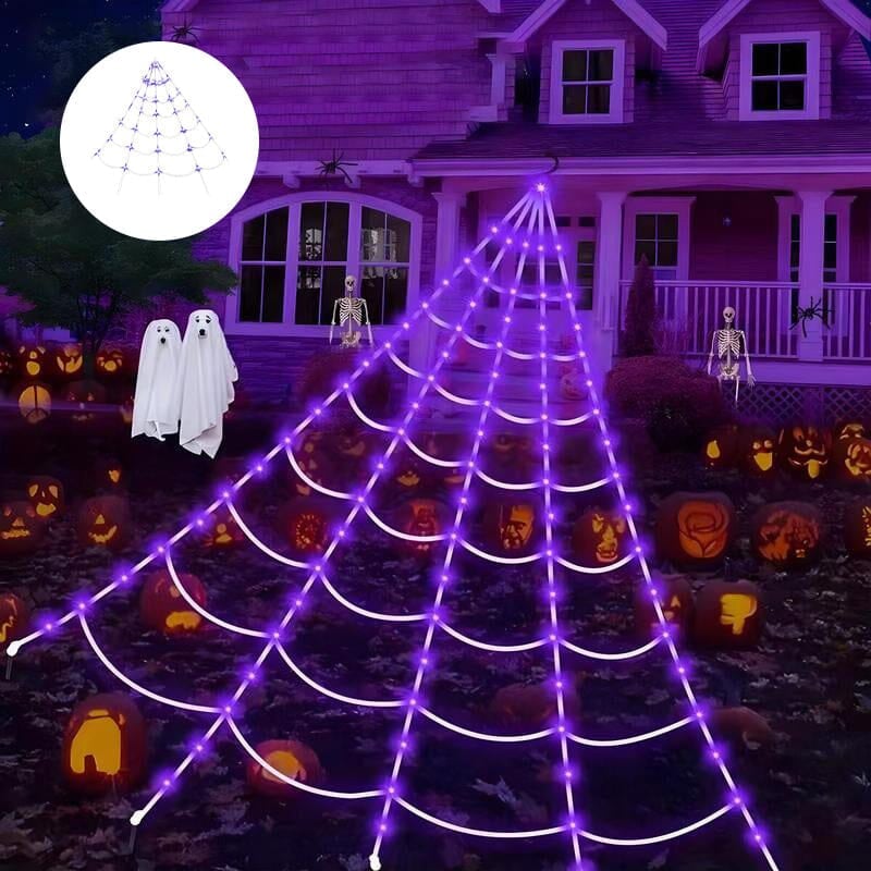 Spider Web Hanging Light | Halloween & Gothic Room Decor