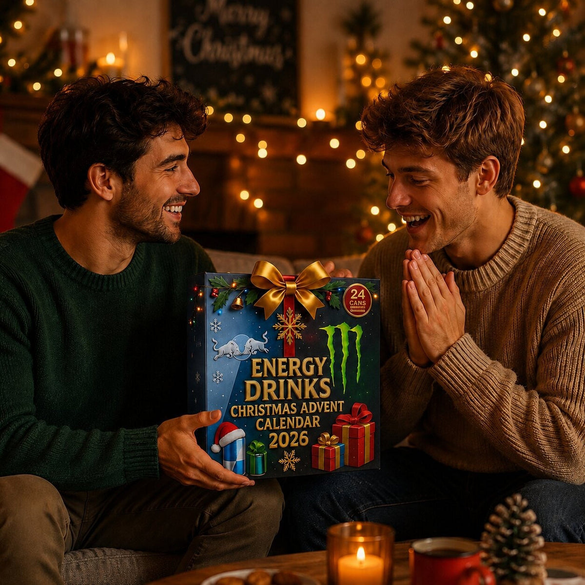 24-Day Energy Drink Advent Calendar – Collectible Can Designs