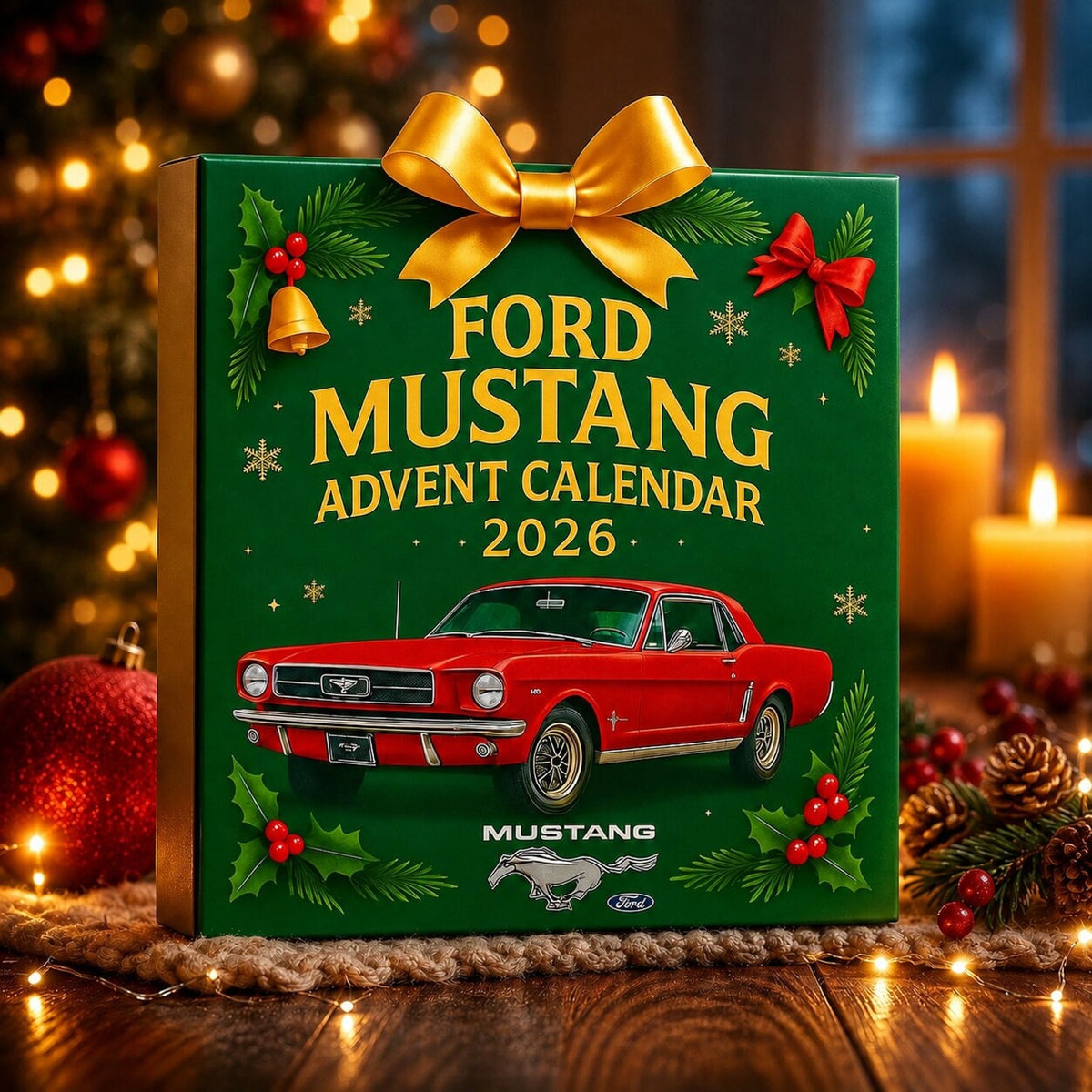 24-Day Advent Calendar with Miniature Car Models