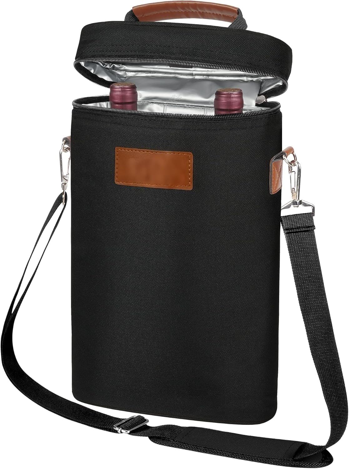 Insulated Wine Bottle Carrier Bag for 2 Bottles – ChillMate