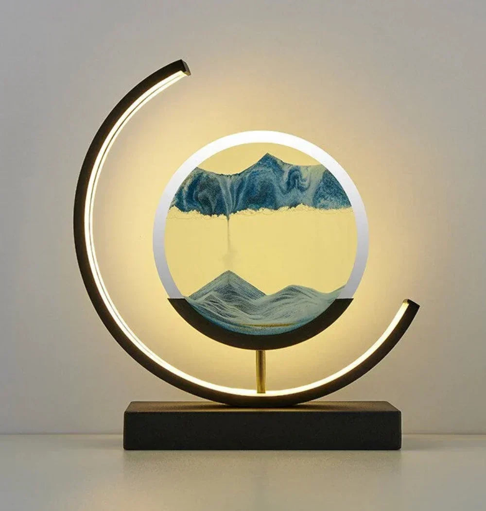 Sand Landscape Lamp – Handmade Desert LED Lighting Décor