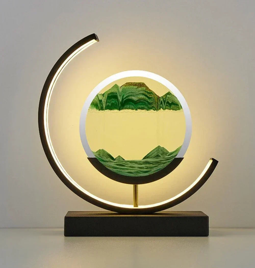 Sand Landscape Lamp – Handmade Desert LED Lighting Décor