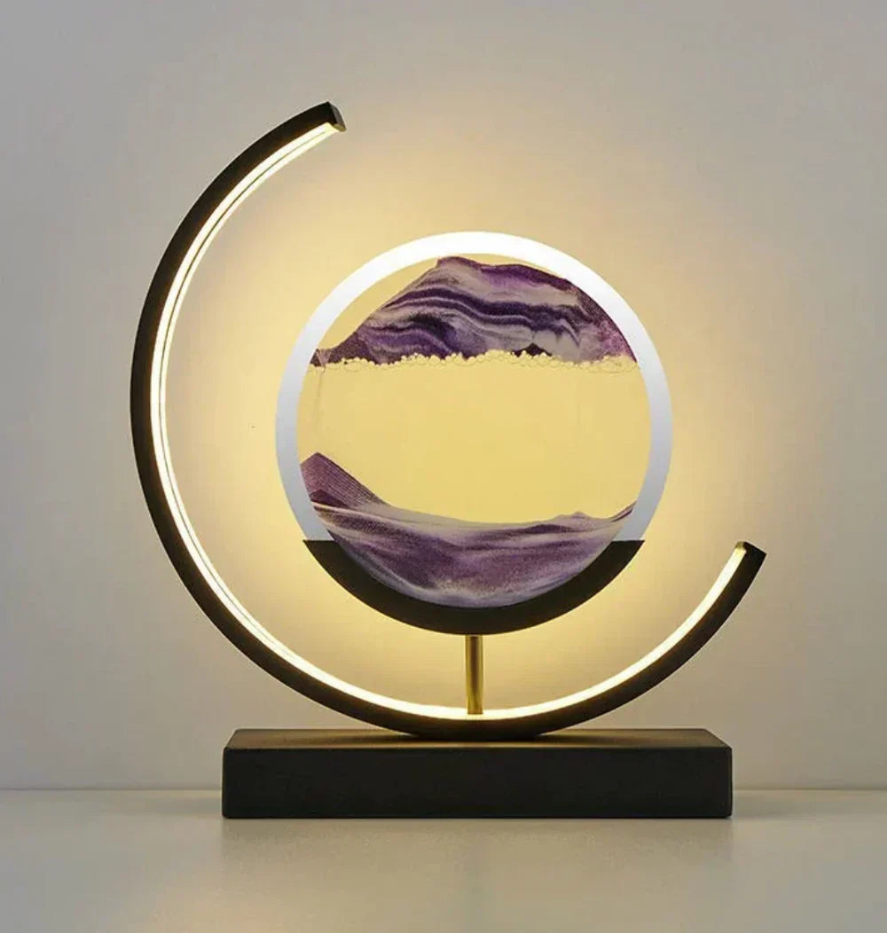 Sand Landscape Lamp – Handmade Desert LED Lighting Décor