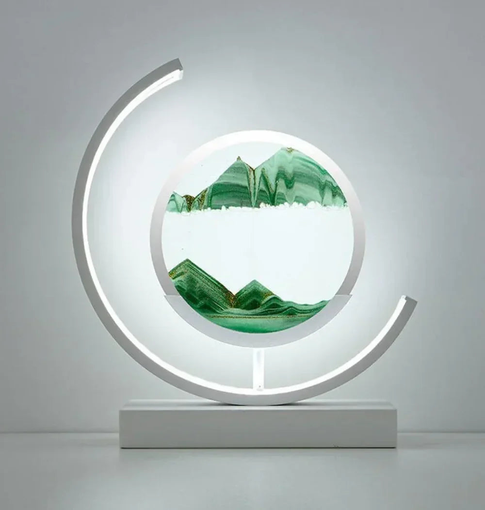 Sand Landscape Lamp – Handmade Desert LED Lighting Décor
