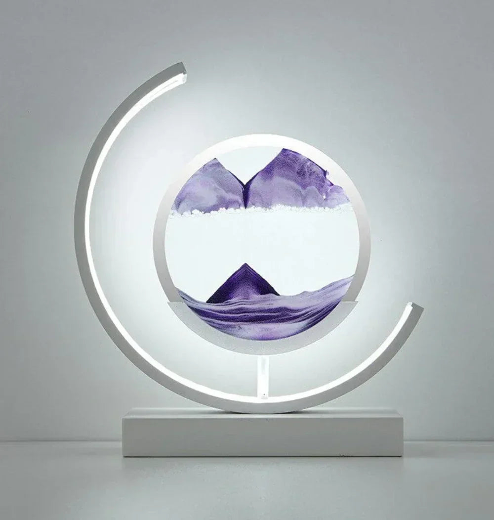 Sand Landscape Lamp – Handmade Desert LED Lighting Décor