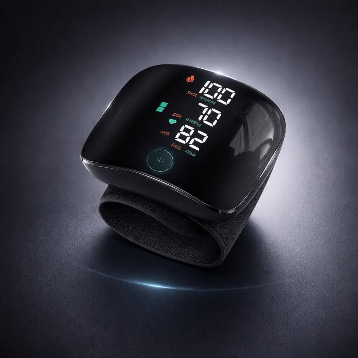 Digital Wrist Blood Pressure Monitor with Touch Display and Voice