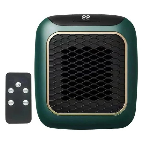 800W Portable Electric Heater with Ceramic Heating & Timer