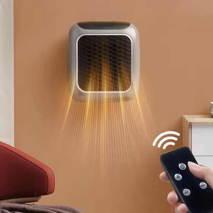 800W Portable Electric Heater with Ceramic Heating & Timer