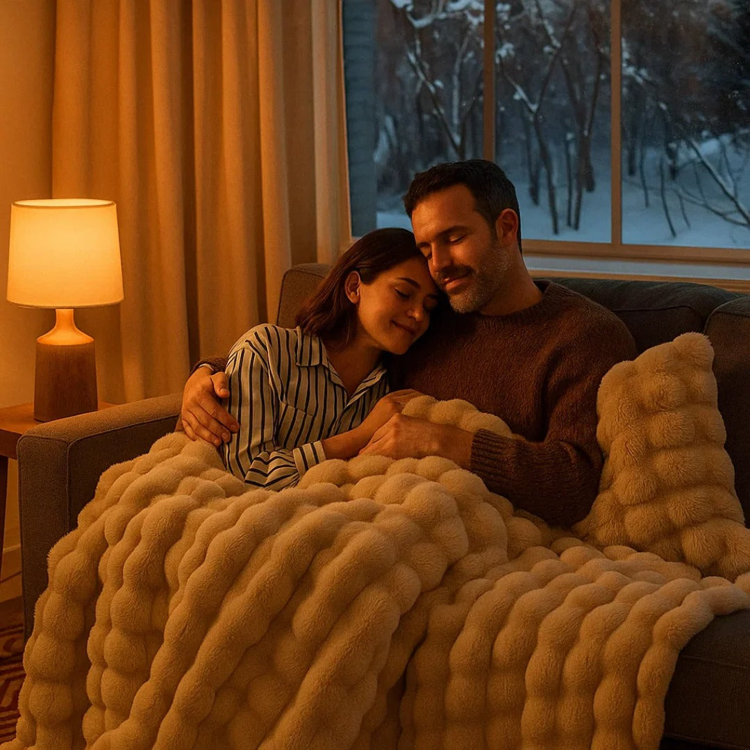 Lightweight All-Season Blanket | Soft Plush Design for Year-Round Comfort