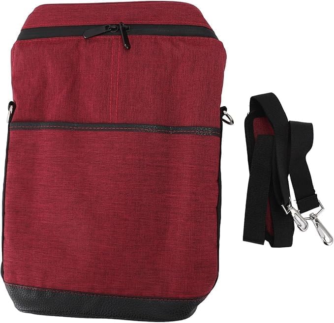 Canvas Wine Cooler Tote Bag - Insulated 2-Bottle Carrier