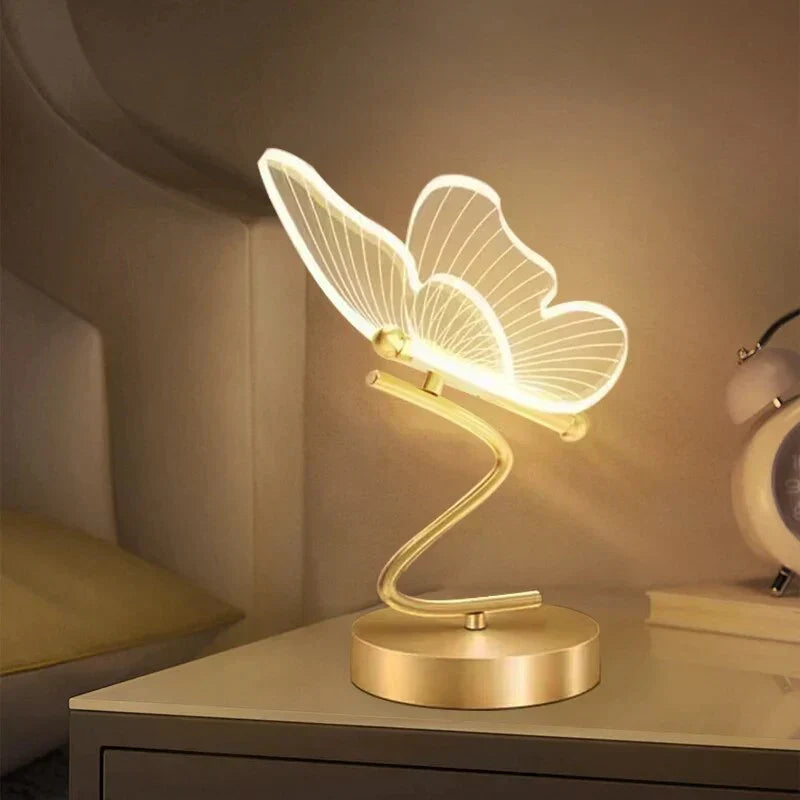 Modern Butterfly LED Table Lamp – Energy-Efficient Desk & Ambient Lighting