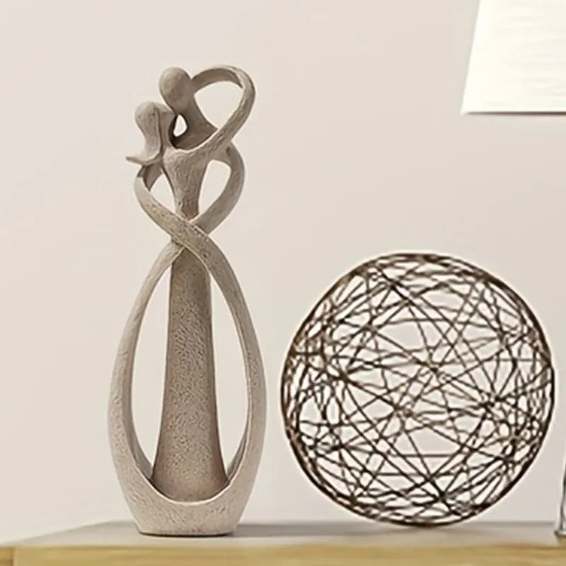 Abstract Resin Figurine Statue – Modern Home Decor Art Piece