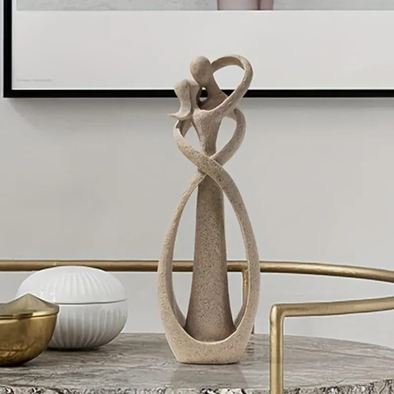 Abstract Resin Figurine Statue – Modern Home Decor Art Piece