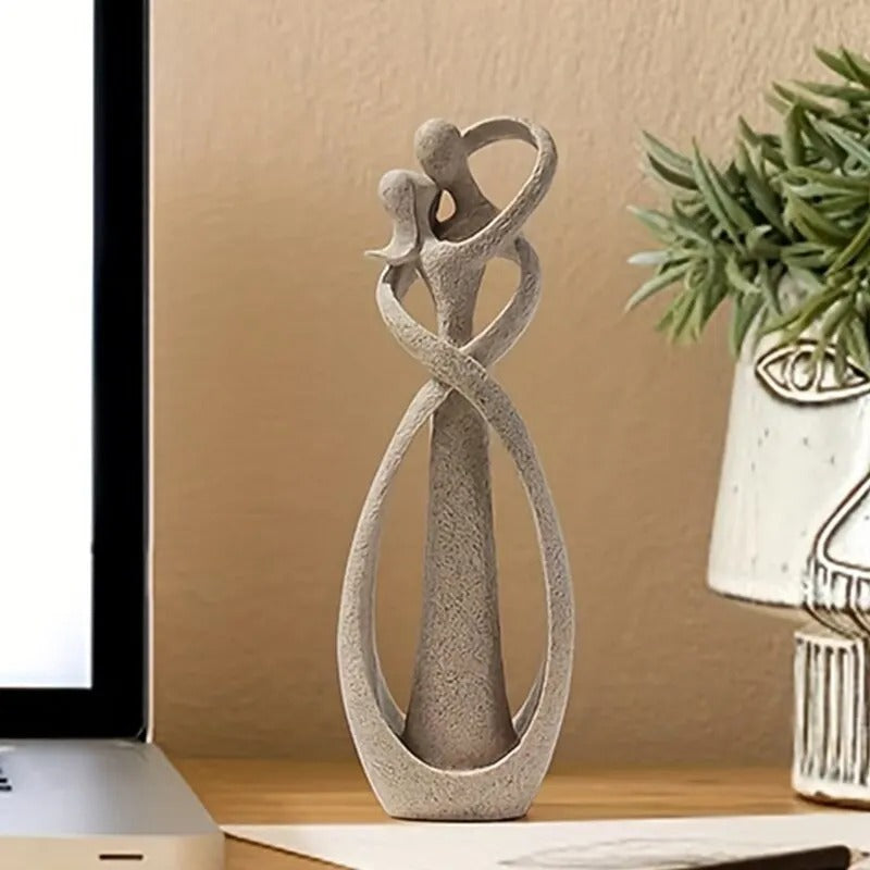 Abstract Resin Figurine Statue – Modern Home Decor Art Piece