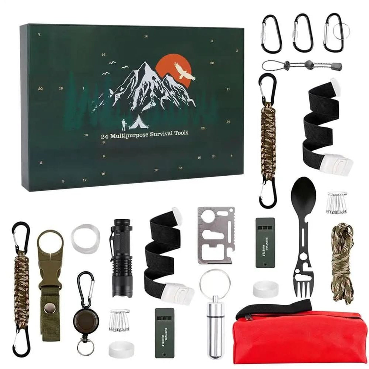 Men's 24-Piece Outdoor Tools Advent Calendar – Daily Adventure