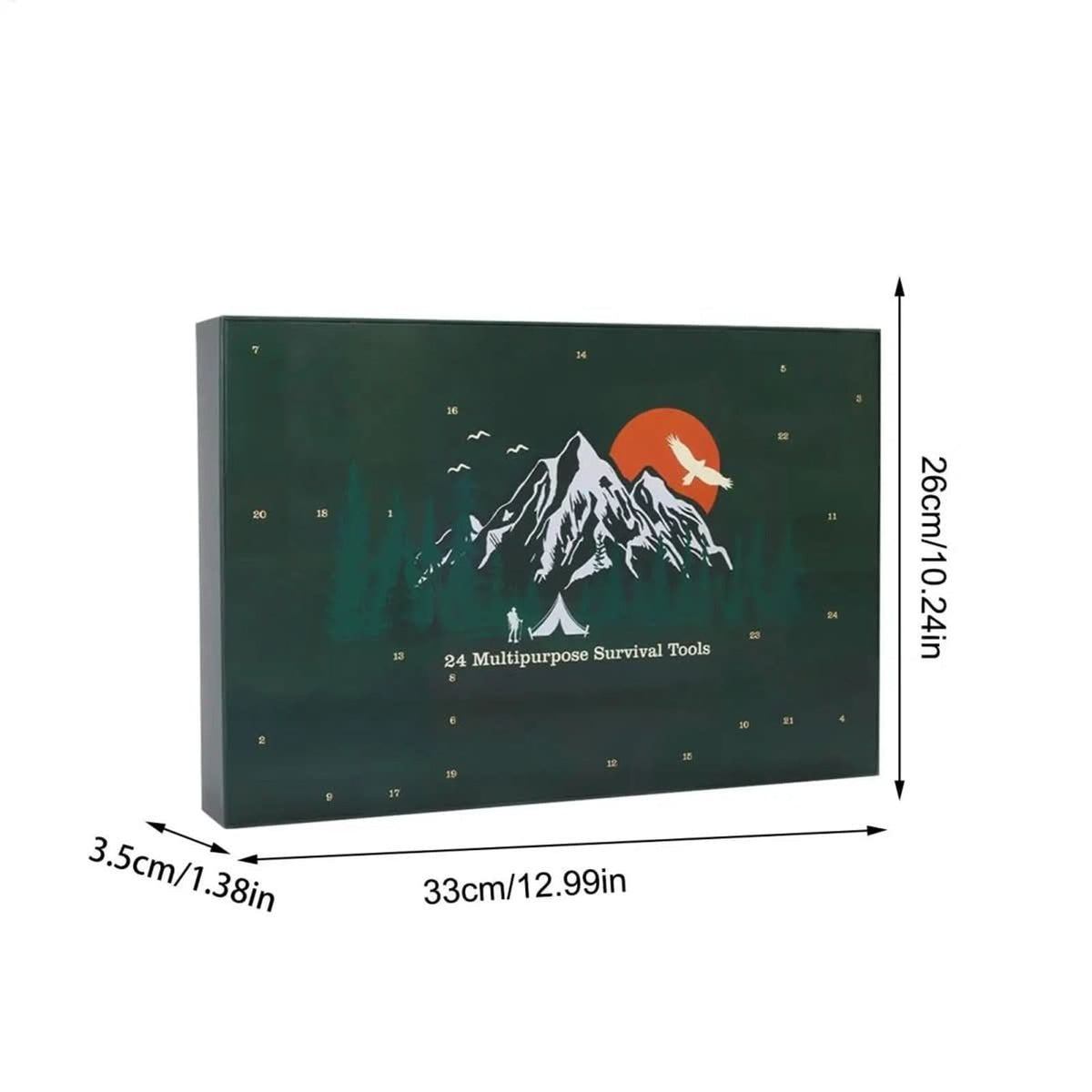 Men's 24-Piece Outdoor Tools Advent Calendar – Daily Adventure