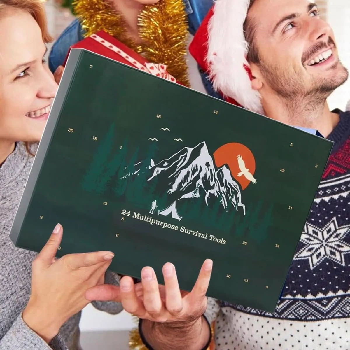Men's 24-Piece Outdoor Tools Advent Calendar – Daily Adventure