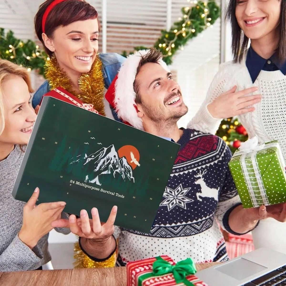 Men's 24-Piece Outdoor Tools Advent Calendar – Daily Adventure