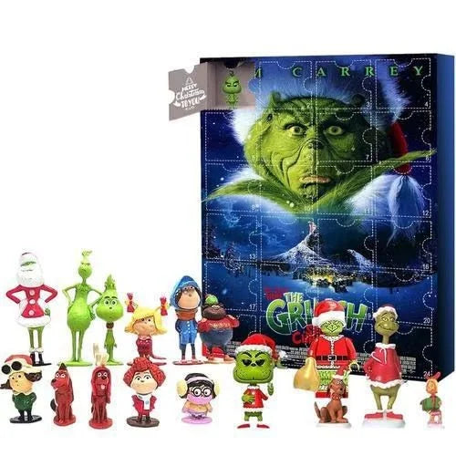 Advent Calendar with 24 Daily Surprises – Green Numbered Countdown