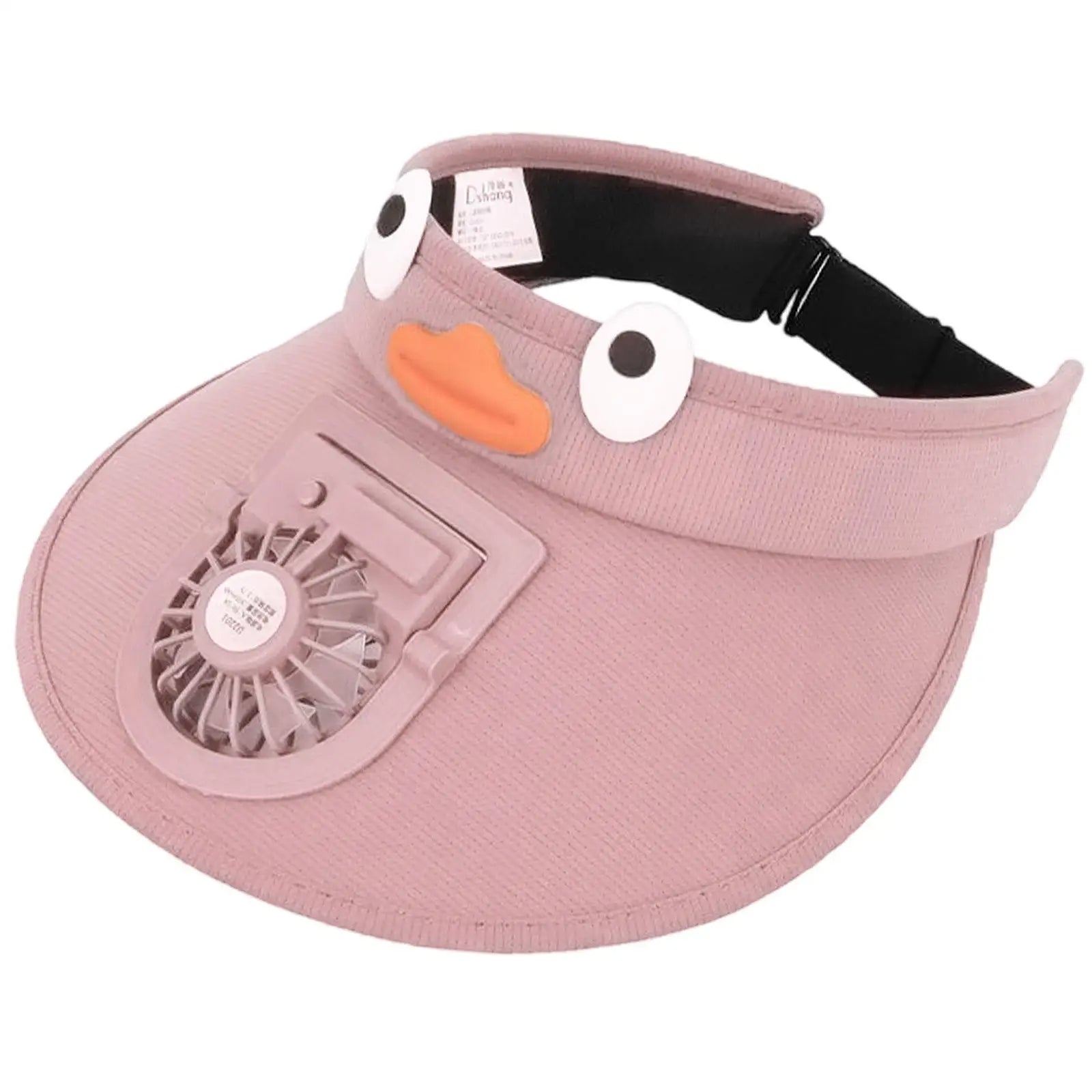Kids Sun Visor Hat with Built-in Cooling Fan – UV Protection