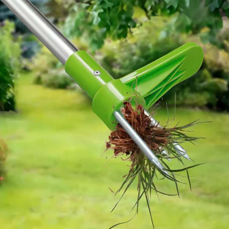RootRipper Steel Garden Weed Puller Tool – Ergonomic Stand-Up Design